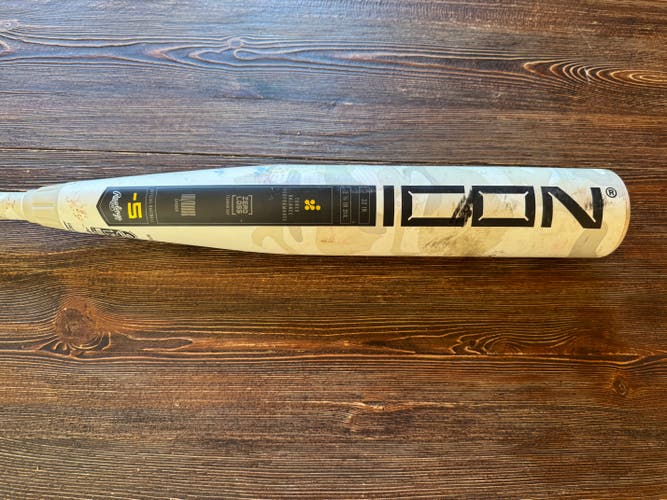 2025 Rawlings Icon Composite USSSA Certified Bat (-5) 27 oz 32" (Used)
