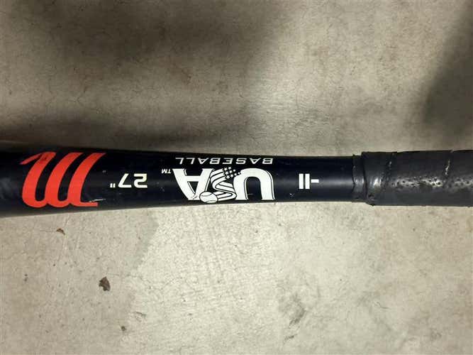 Marucci CAT Alloy USABat Certified Bat (-11) 16 oz 27" (Used)