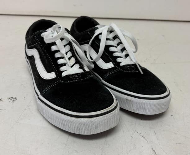 Vans SK8 Low Black Suede Leather Sneakers US Men's 8 EU 40.5 EXCELLENT