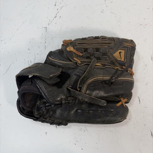 Nike DE Edge Baseball Glove, Black, RHT, 11.5"
