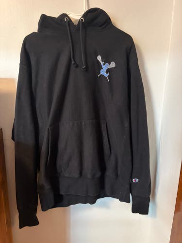 Black Lakeridge Lacrosse Men's Large Champion Sweatshirt (Used)