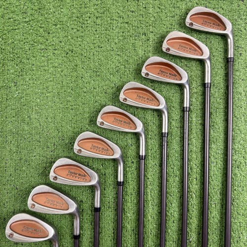 Taylormade Burner Oversize Iron Set 3-PW SW Bubble Shaft S-90 Stiff Flex