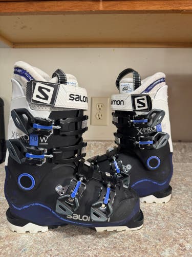 230 235 MP Women's Salomon X Pro Energyzer 70 W Ski Boots Soft Flex Mondo 23 & 23.5