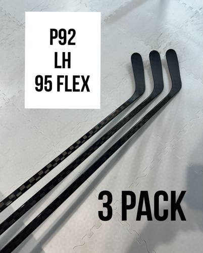Senior(3x)Left P92 95 Flex ProBlackStock™ Blackouts Unbranded Pro Stock Nexus Hockey Sticks