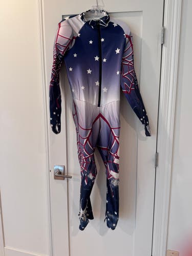 Men's Medium 2018 Spyder Ski Suit (Used) FIS Legal
