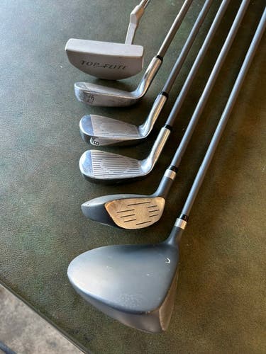 Junior Top Flite Right-Handed Clubs (Full Set) Junior 6 Pieces (Used)