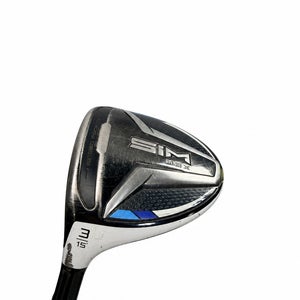 TaylorMade SIM MAX 3 Wood 15 HZRDUS 70g 6.0 Stiff LH (Used)