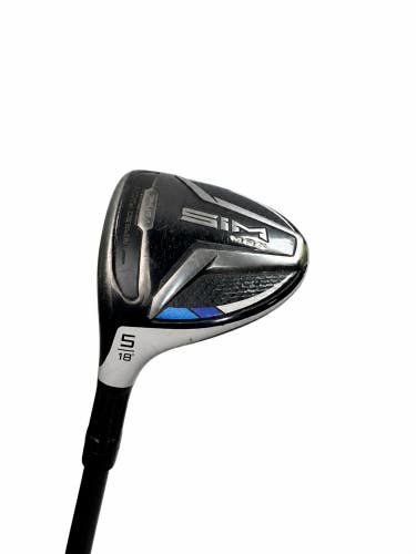 TaylorMade SIM MAX 5 Wood 18 HZRDUS Smoke 70g 6.0 Stiff LH (Used)