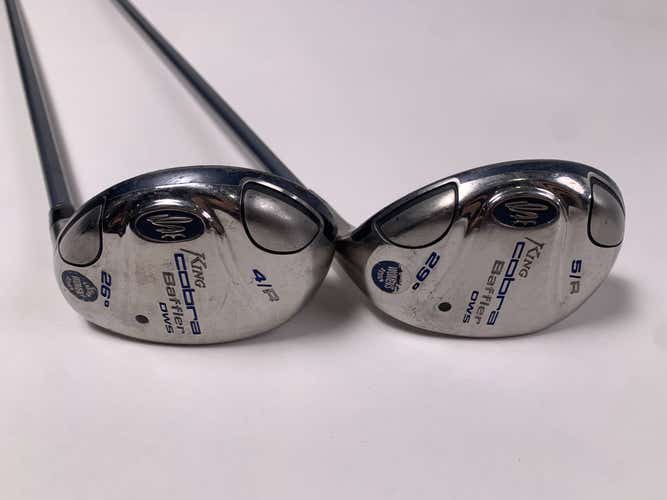 Cobra Baffler DWS 4 & 5 Hybrid Set 26* 29* VS Proto HL By You 50g Ladies RH