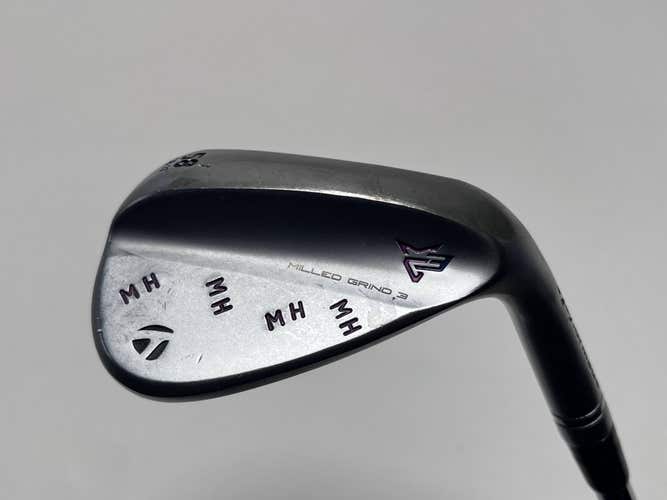 TaylorMade Milled Grind 3 Raw Chrome Wedge 58* 11 Bounce Modus 3 Stiff Steel RH