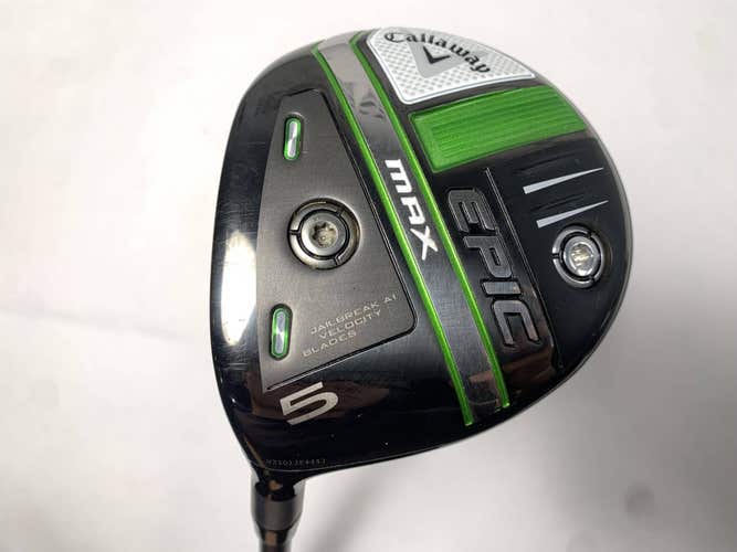 LEFTY Callaway EPIC Max 5 Fairway Wood 18* HZRDUS Smoke iM10 5.0 60g Senior LH
