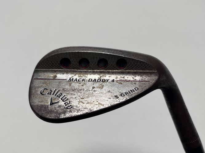 Callaway Mack Daddy 4 Raw Sand Wedge SW 56* 10S DG X100 Tour Issue XStiff RH