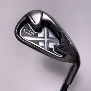 Callaway X-22 Single 6 Iron 75g Regular Graphite Mens RH