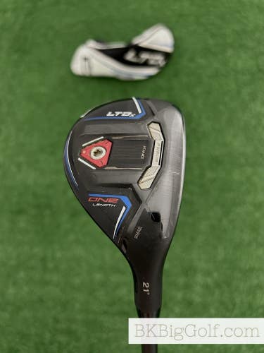 Cobra King LTDx One Length 21 Degree 4 Hybrid w Headcover / Senior