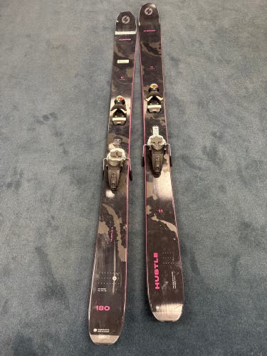 Unisex 2021 Blizzard Hustle 11 180 cm Powder Skis With Bindings Max Din 12 (Used)