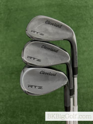 Cleveland RTZ Black 3 Wedge Set (50, 54, & 58 Degrees)