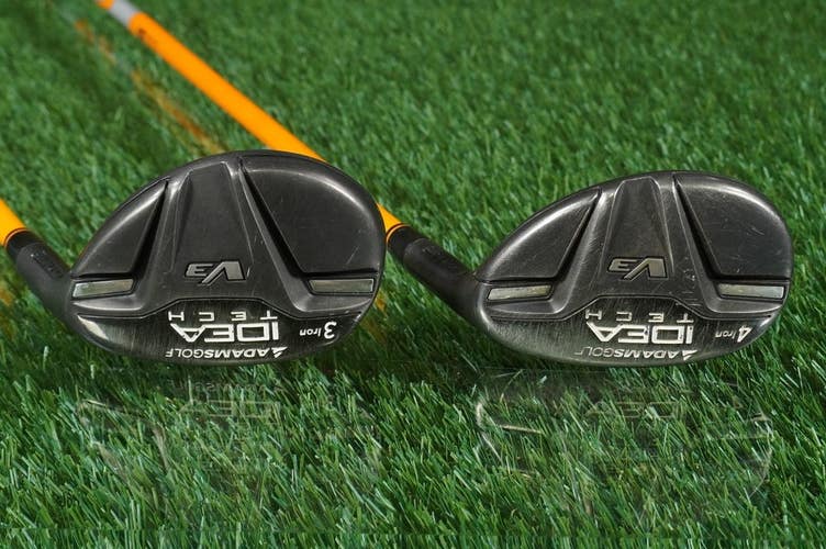 Adams Idea Tech V3 Hybrids Set 3H 4H ProForce V2 Regular Graphite PXG Lamkin RH