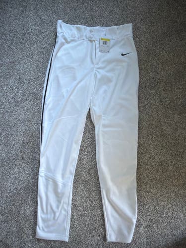 White Men's Small Adult Nike Game Pants (New)