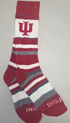 ST1 NCAA INDIANA HOOSIERS Crew Socks OSFM One Size Fits Most FREE SHIPPING New