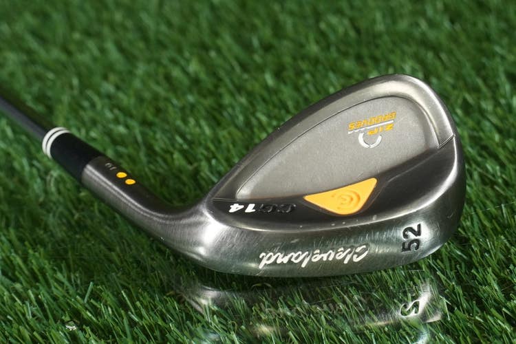 Cleveland 36.5 CG14 52 Gap Wedge Zip Grooves Traction Wedge Flex Black RH
