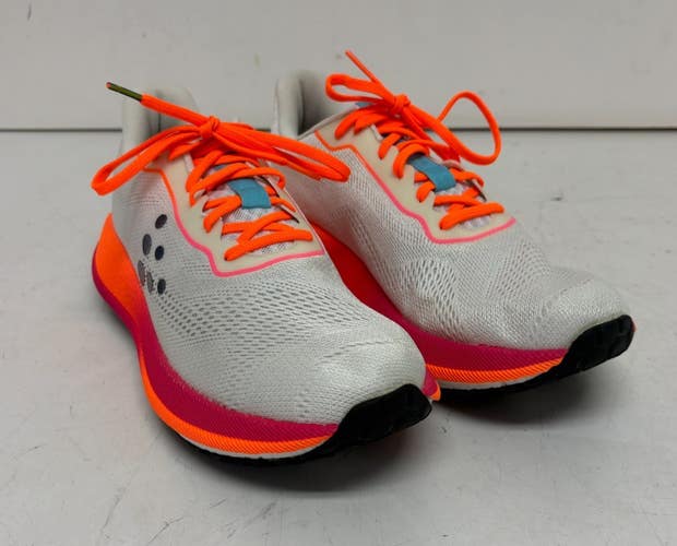 Craft Pacer 2 White/Flourange Daily Running/Speed Training Shoes US 10.5 EU 44