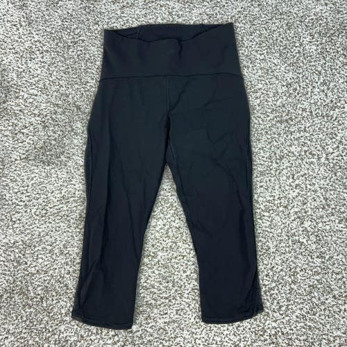 Lululemon Pants Womens 6 Black High Rise Train Times Crop Leggings Yoga Athletic