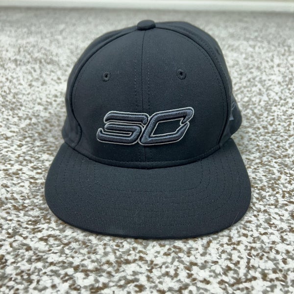 Under Armour Curry SC Hat Cap Snap Back Youth One Size Black Basketball Boys