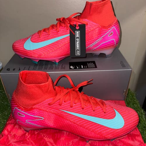 Men 12 Nike Zoom Mercurial Superfly 10 Elite FG Soccer "Mad Energy" FQ1454-800