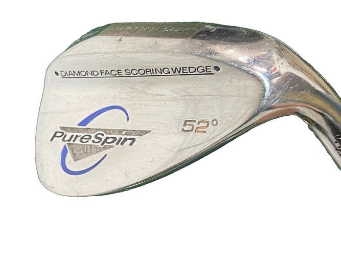 PureSpin A1 Diamond Face Tungsten Gap Wedge 52* RH Stiff Steel 35.5" Mid Grip