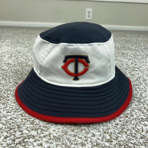 Minnesota Twins Hat Bucket Mens One Size Blue White MLB Baseball New Era Sport