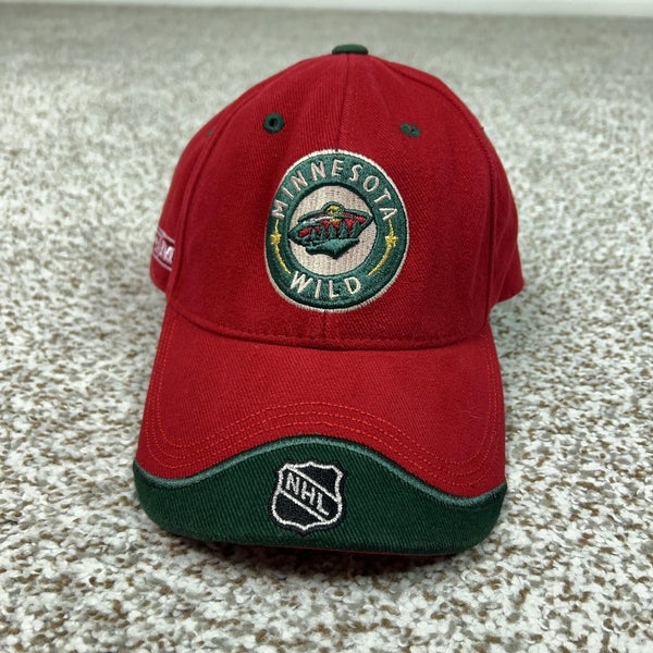 Minnesota Wild Hat Cap Strap Back Mens One Size Red NHL Hockey CCM Center Ice