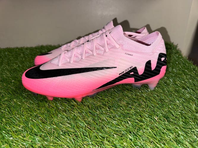 Men's 9 Nike Zoom Mercurial Vapor 15 Elite SG Pro Soccer Cleats Pink FD0253-601