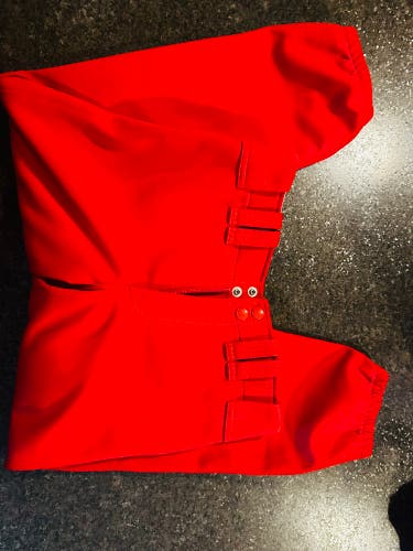 Red Women's XS Adult Mizuno Game Pants (Used)
