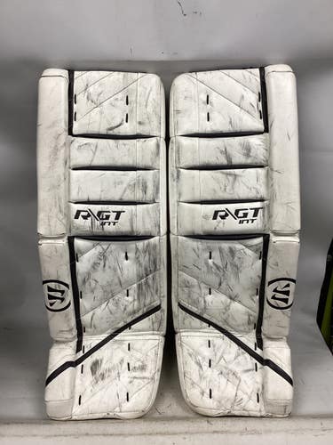 Used Warrior RITUAL GT Goalie Leg Pads Inter White 31" 11851-S000052787