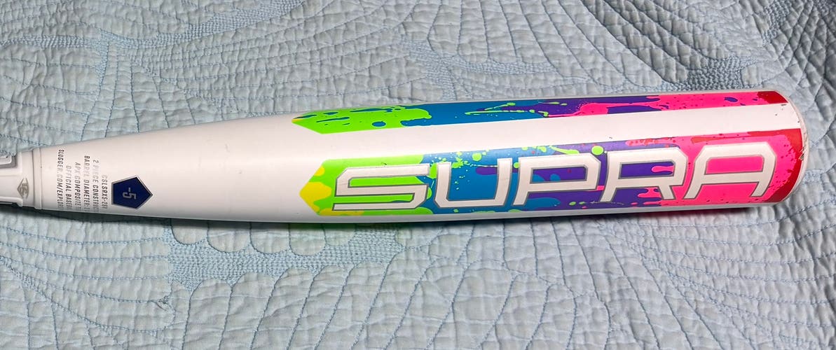 Louisville Slugger Supra Composite USSSA Certified Bat (-5) 27 oz 32" (Used)