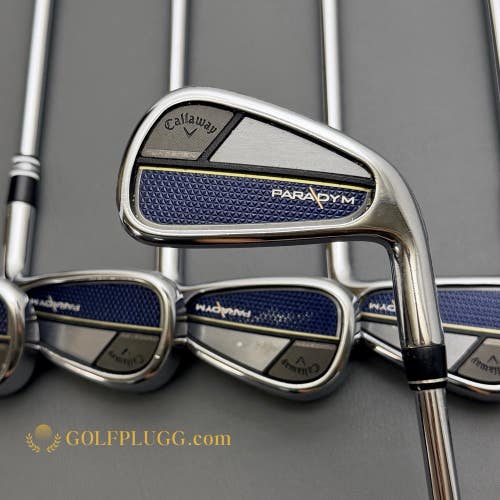 +1/2 Callaway Paradym Iron Set 5-AW / Project X LZ Steel, Stiff (203)