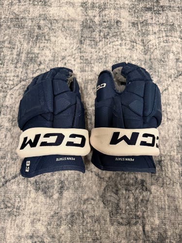 Peen State Hockey CCM HG12 Gloves 14" Pro Stock (Used)