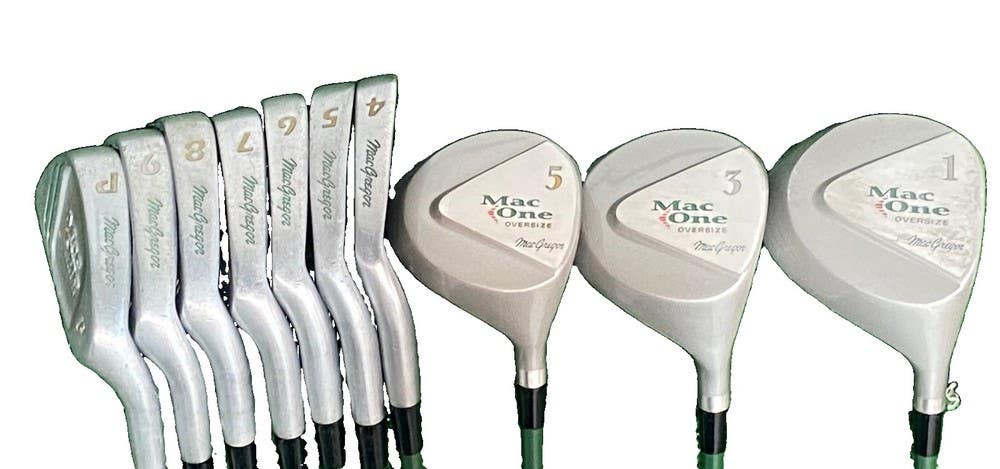 MacGregor Mac One Oversize Golf Set 1w,3w,5w,4-PW RH Men's Regular Flex Graphite
