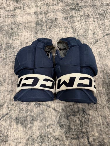 Peen State Hockey CCM HG43SP Gloves 14" Pro Stock (Used)
