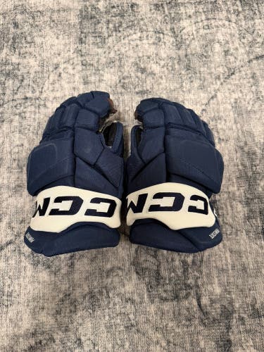 Peen State Hockey CCM Jetspeed FT8 Pro Gloves 13" Pro Stock (Used)