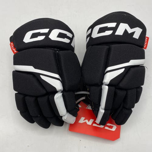 NEW CCM Tacks Vector Gloves, Black/White, 8”