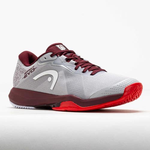 HEAD SPRINT EVO 4.0 TENNIS/PICKLEBALL MEN'S SHOES (LT GREY / RED) #273326 SZ 9
