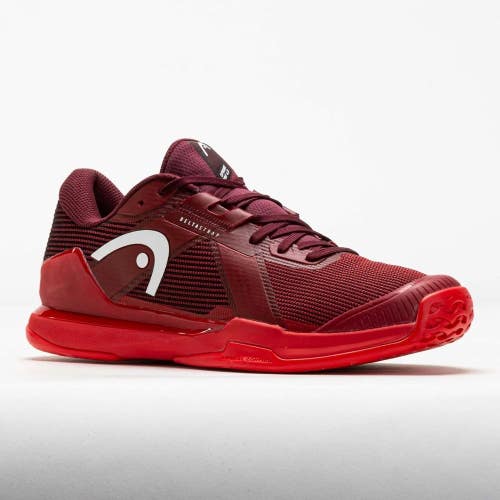 HEAD SPRINT PRO 4.0 TENNIS/PICKLEBALL MEN'S SHOES (RED/DRK RED) #273146 SZ 9