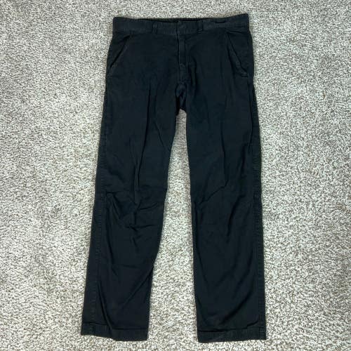 North Face Pants Mens 34x30 Black Stretch Canvas Hiking Outdoor Casual Travel