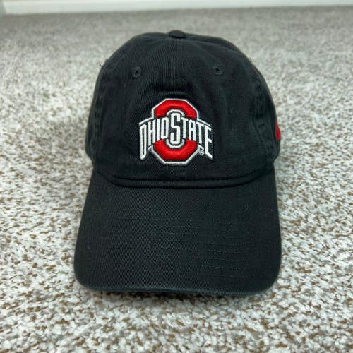Ohio State Buckeyes Hat Mens OSFM Black New Era NCAA 9TWENTY Adjustable Cap Logo