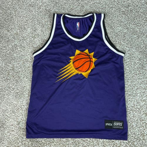 Phoenix Suns Jersey Mens XL Purple NBA Basketball Logo Mesh Sleeveless Tank Top