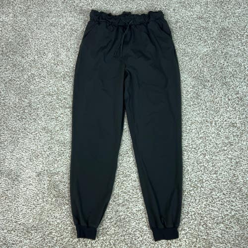 Lululemon Pants Women 8 Black Stretch High Rise Jogger Luxtreme Travel Pockets