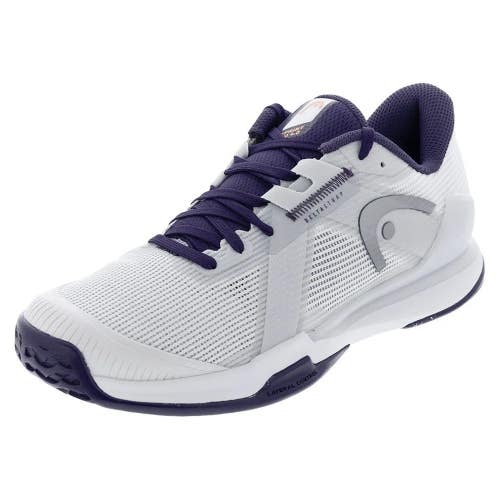 HEAD SPRINT PRO 4.0 TENNIS/PICKLEBALL MEN'S SHOES (LTGRY/PURPLE NT) #273166 SZ 9