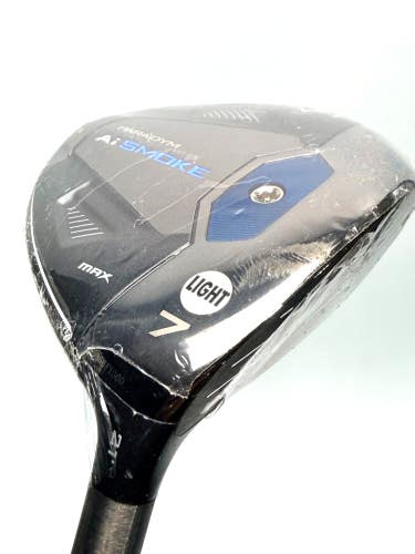 Callaway NEW Ai Smoke Max 7 Wood 21 Cypher Black 40g Senior Flex Fairway Wood