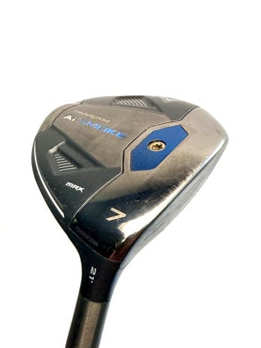 Callaway Ai Smoke Max 7 Wood 21 Tensei AV Blue 65g Regular Flex Fairway Wood